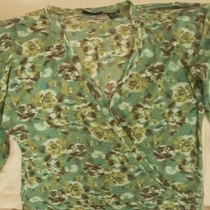 Like new long sleeve crossover top